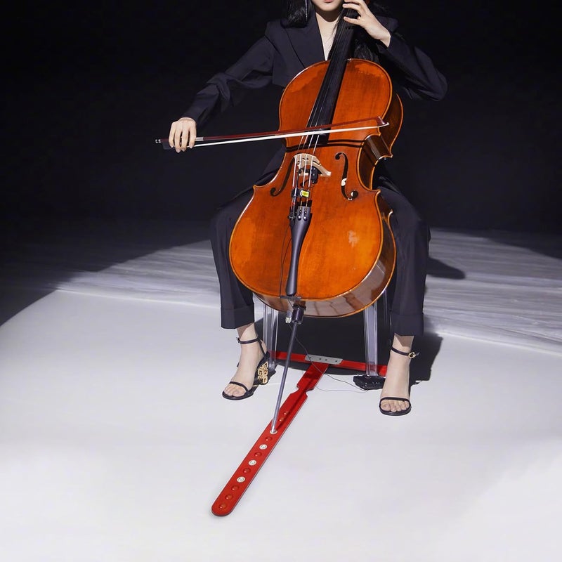 Rockhouse Cello Endpin Stopper, End Pin Anchor Rest Holder Wood Non Slip Rock Stop for Cello Floor Protector with Rubber Pad Cellist Accessories - Image 5